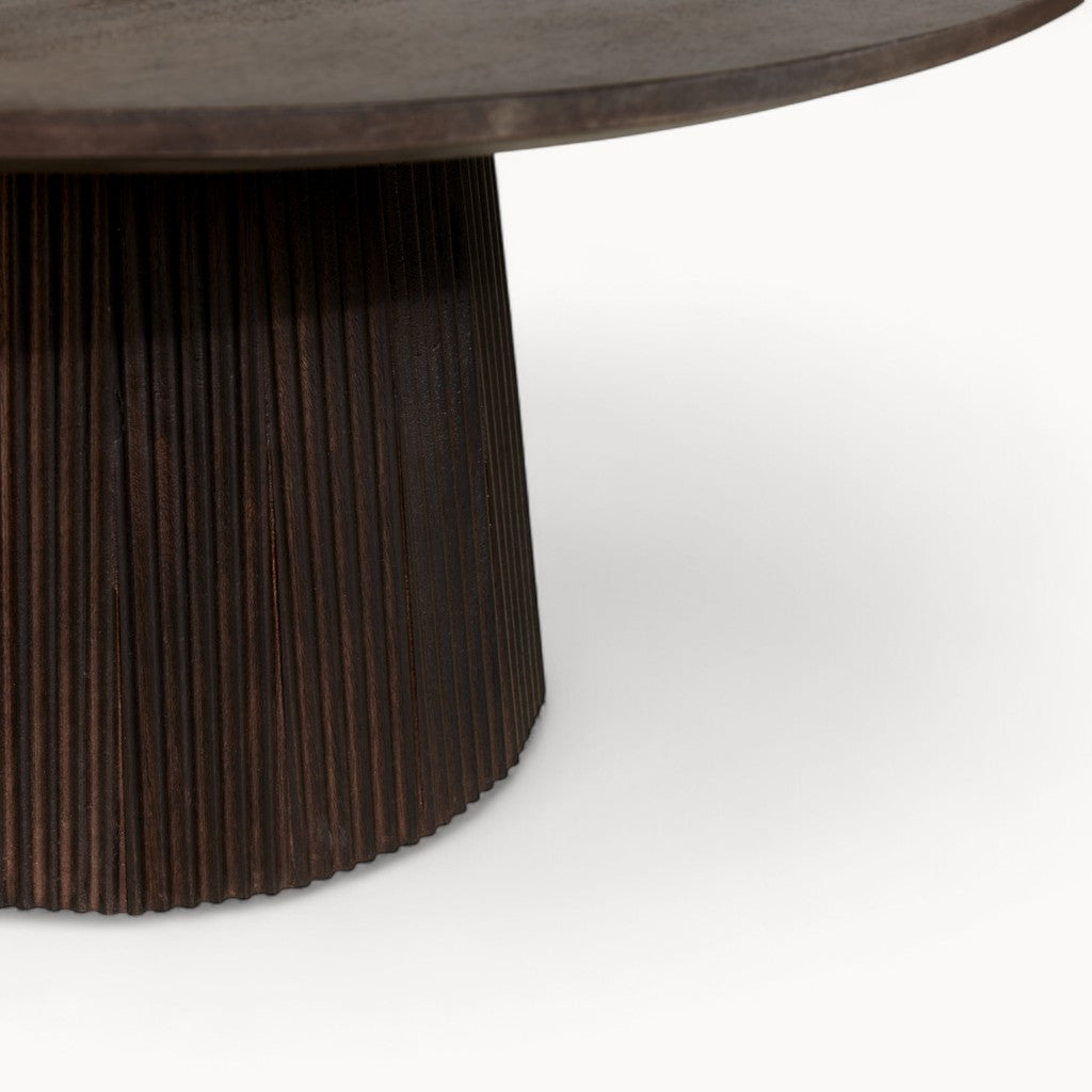 Bijzettafel Sorèn van mangohout - 50 cm