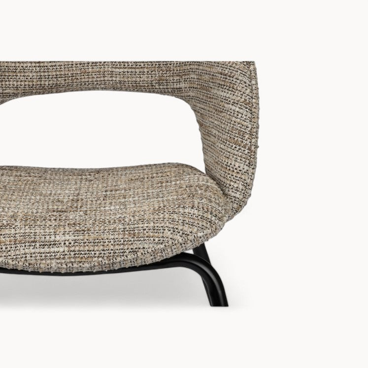 Gestoffeerde stoelen Halo, 2 stuks