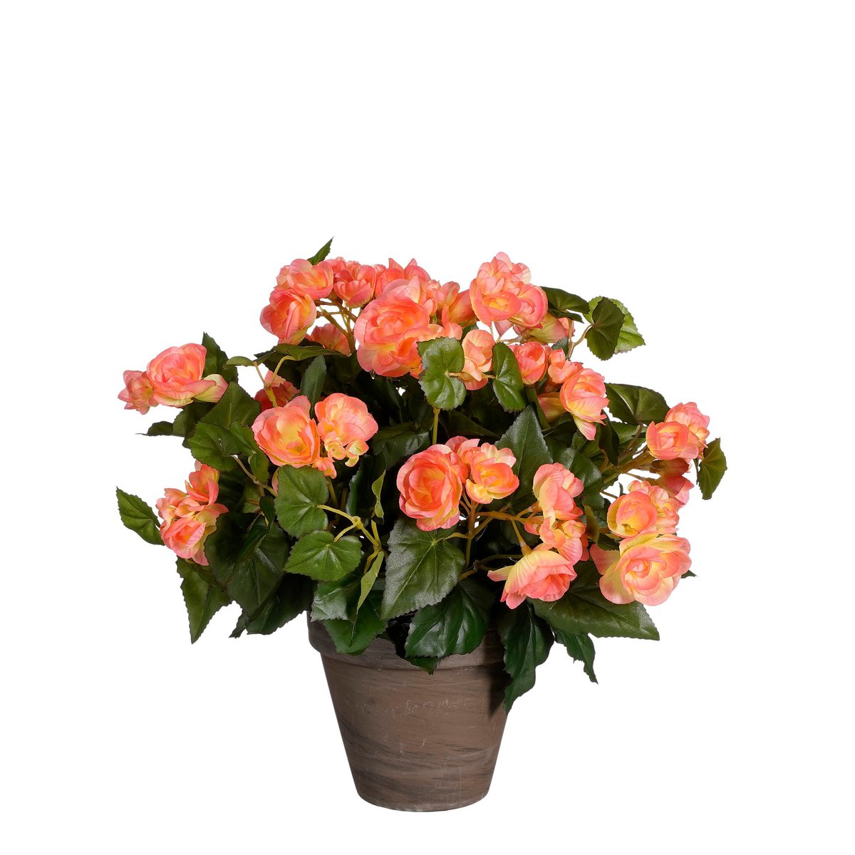 Begonia Kunstplant 37 cm (in bloempot)