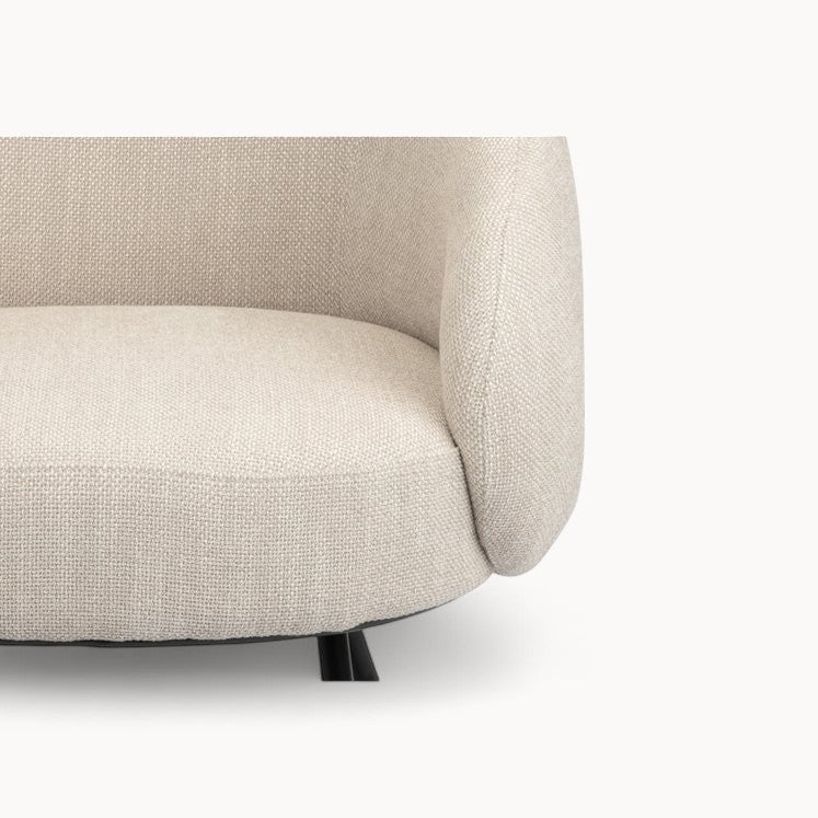 Loungefauteuil Solace uit Bouclé