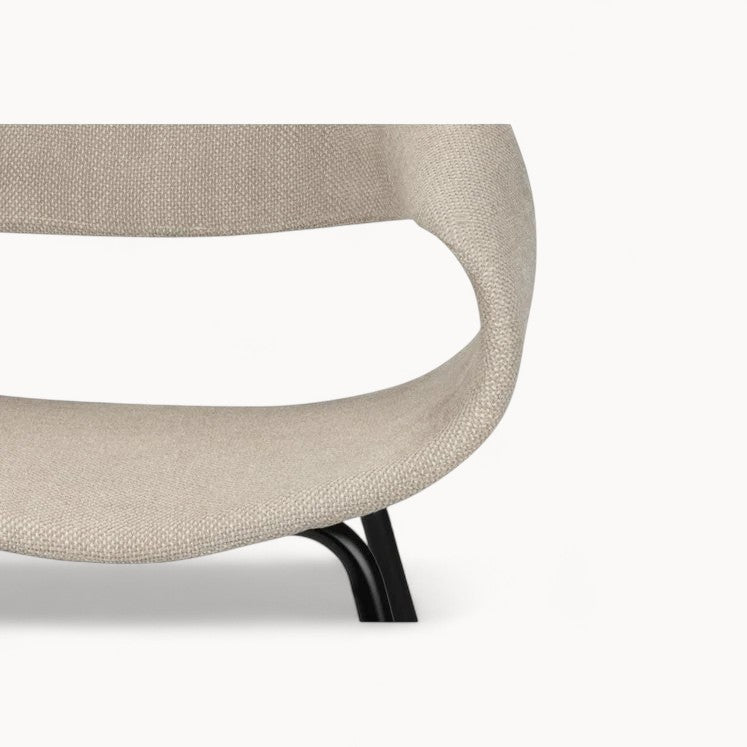 Gestoffeerde stoelen Whale, 2 stuks