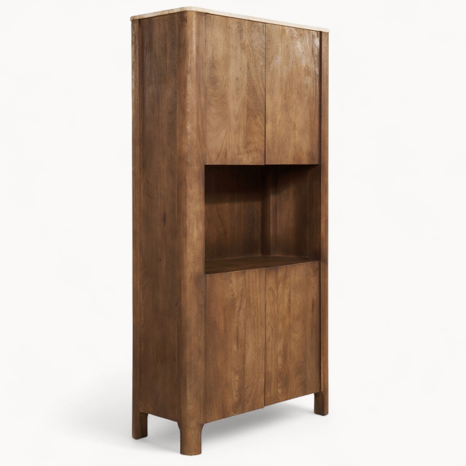 Nova Wandkast - Bruin marmer 180cm