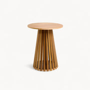 Bijzettafel Phiel – Naturel Ø40cm