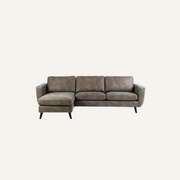 3-zits hoekbank - stof Savannah - S520 Taupe - Hoek links/rechts