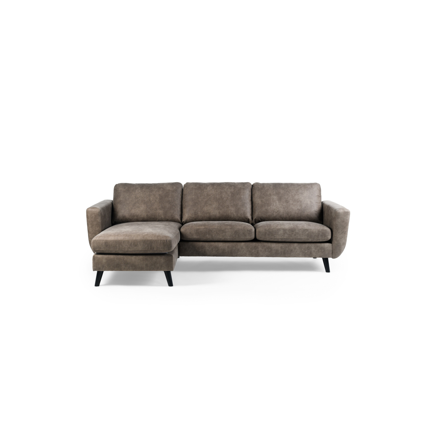 3-zits hoekbank - stof Savannah - S520 Taupe - Hoek links/rechts