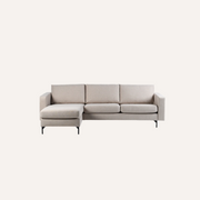 3-zits hoekbank - stof Chloe - C460 Beige - Hoek links/rechts