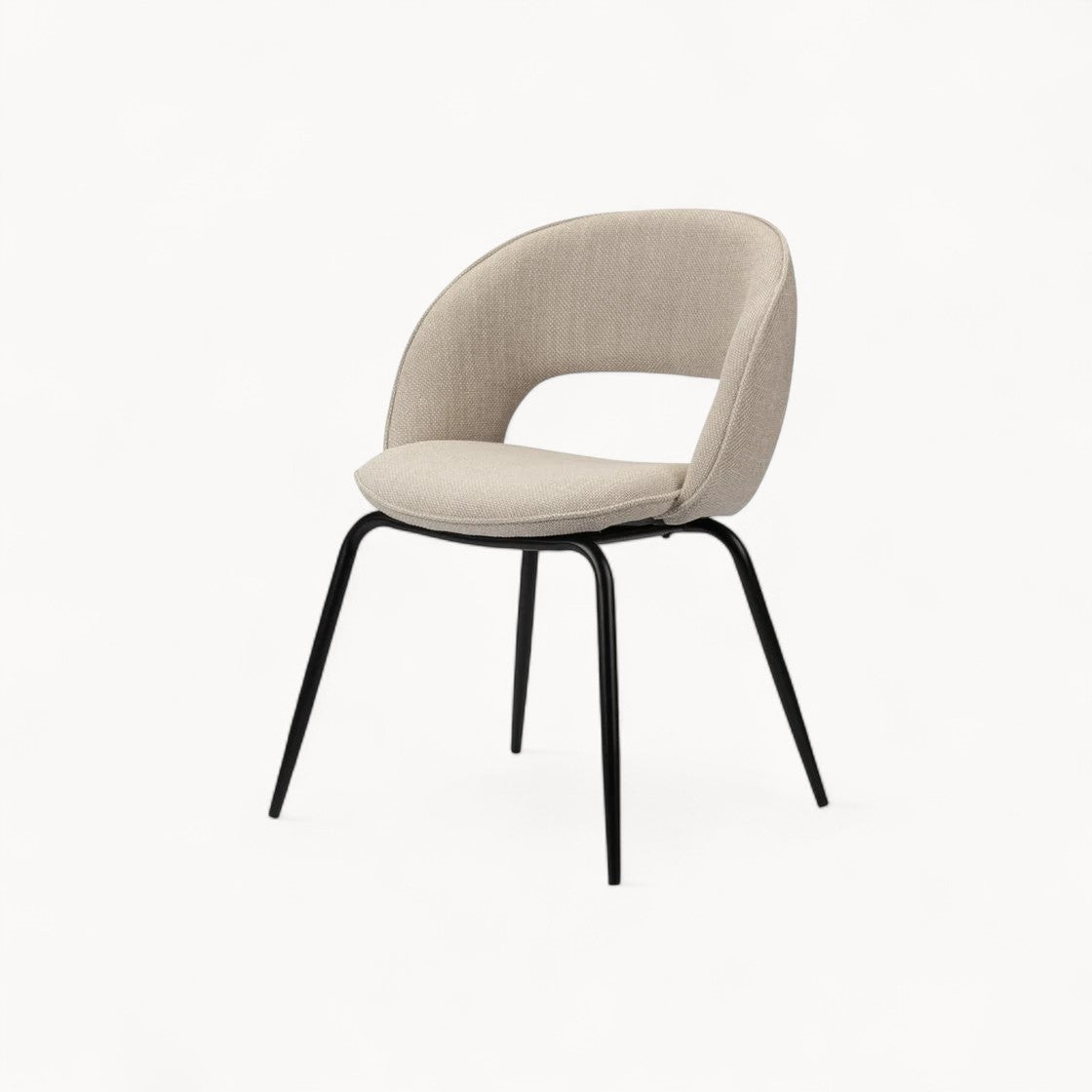 Gestoffeerde stoelen Halo, 2 stuks