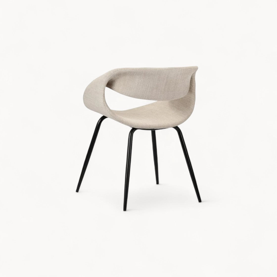 Gestoffeerde stoelen Whale, 2 stuks