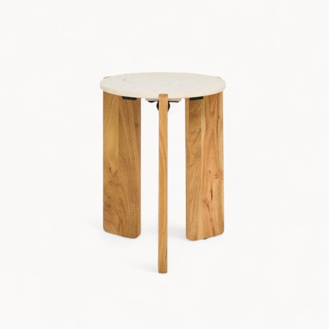 Bijzettafel Avelle van marmer