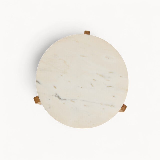 Bijzettafel Avelle van marmer