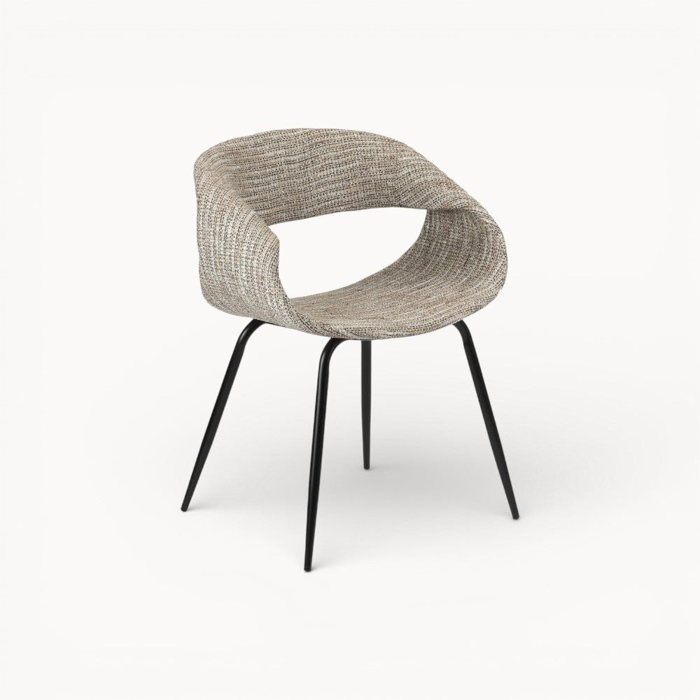 Eetkamerstoel Onda, set van 2 – Grijs