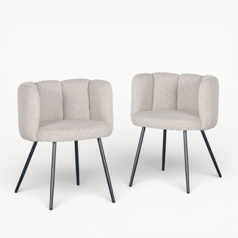 Eetkamerstoel Cora, 2 stuks-zoom-