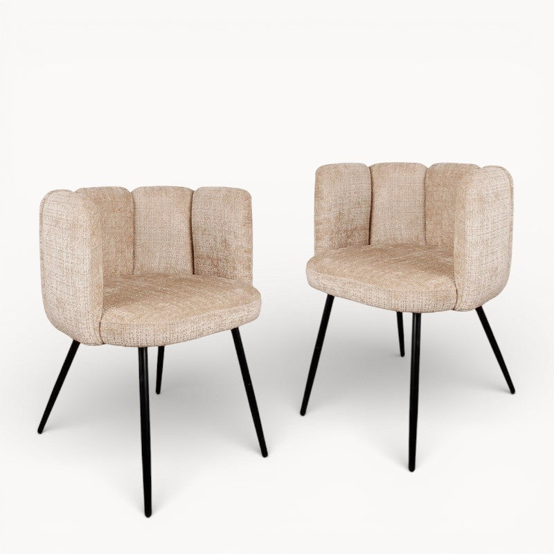 Eetkamerstoel Cora, 2 stuks-zoom-