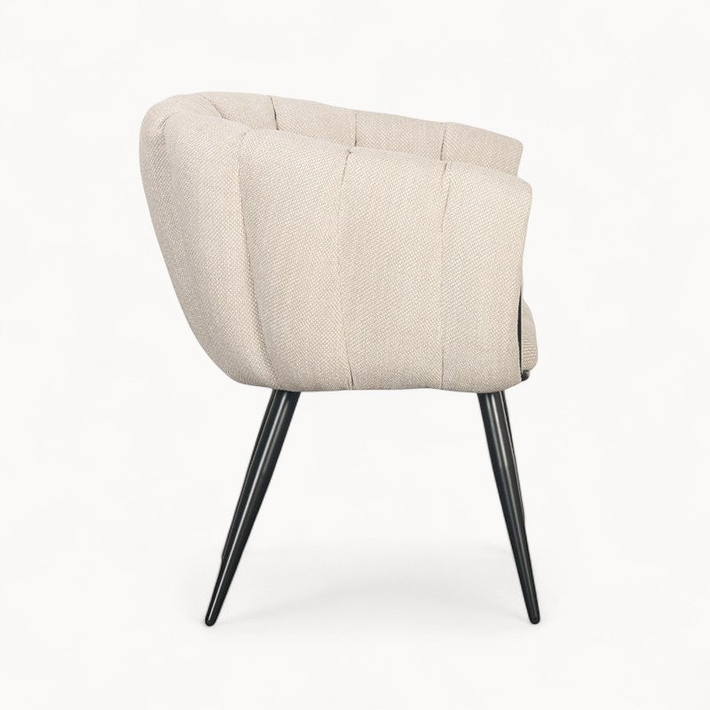 Gestoffeerde stoelen Cairo, 2 stuks