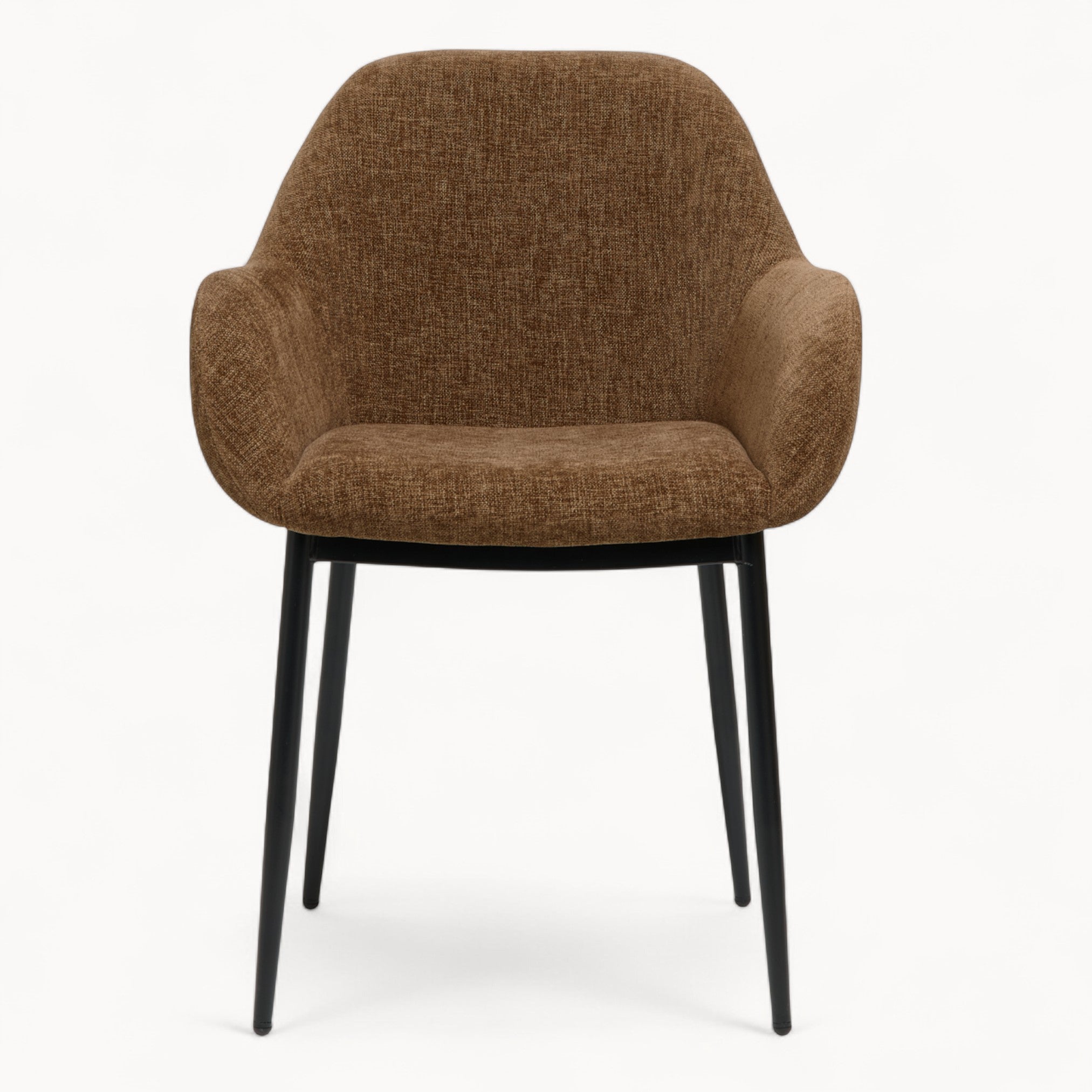 Eetkamerstoel Zara van stof, 2 stuks