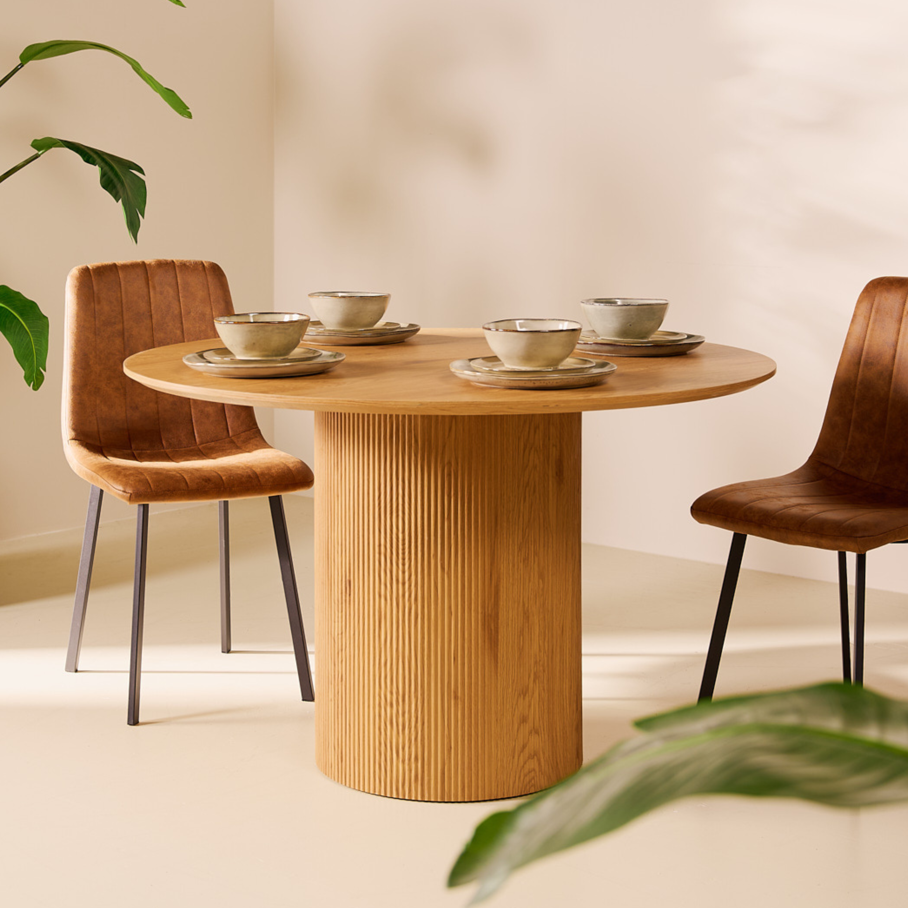 Éline Eettafel in naturel - 120cm