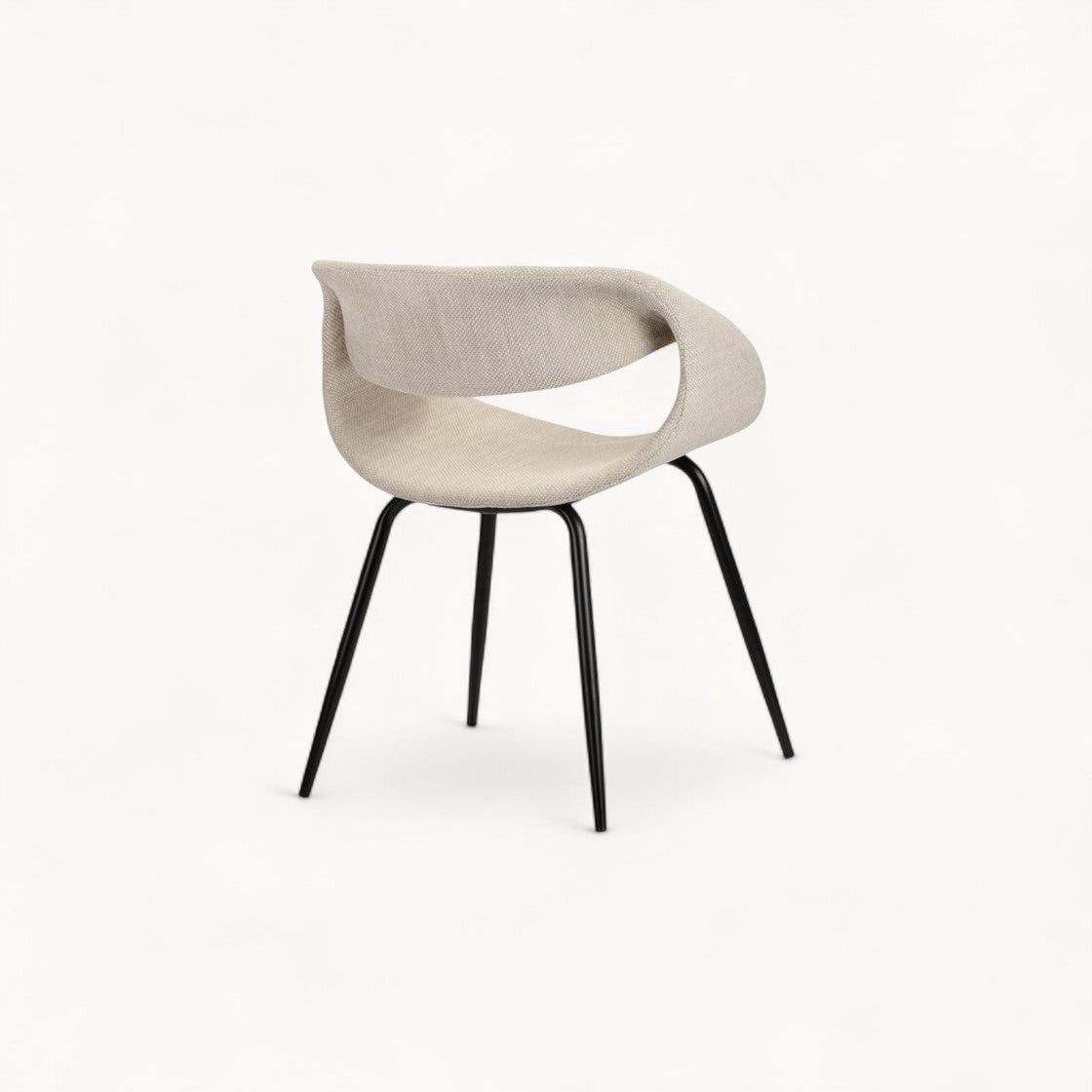 Gestoffeerde stoelen Whale, 2 stuks