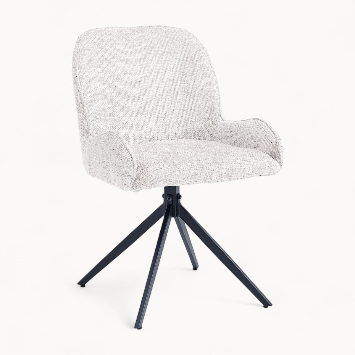 Eetkamerstoel Mila, set van 2 – Crème