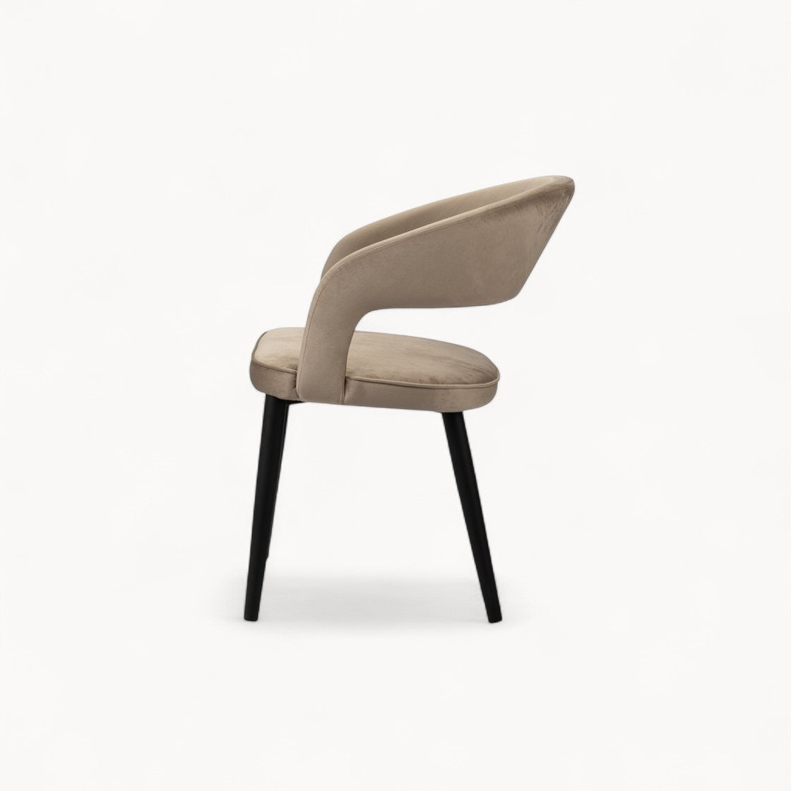 Gestoffeerde stoelen Lois, 2 stuks