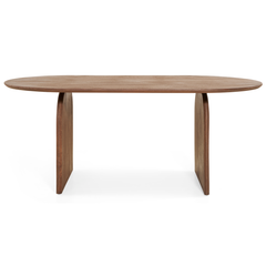 Eettafel Arlo in bruin mangohout
