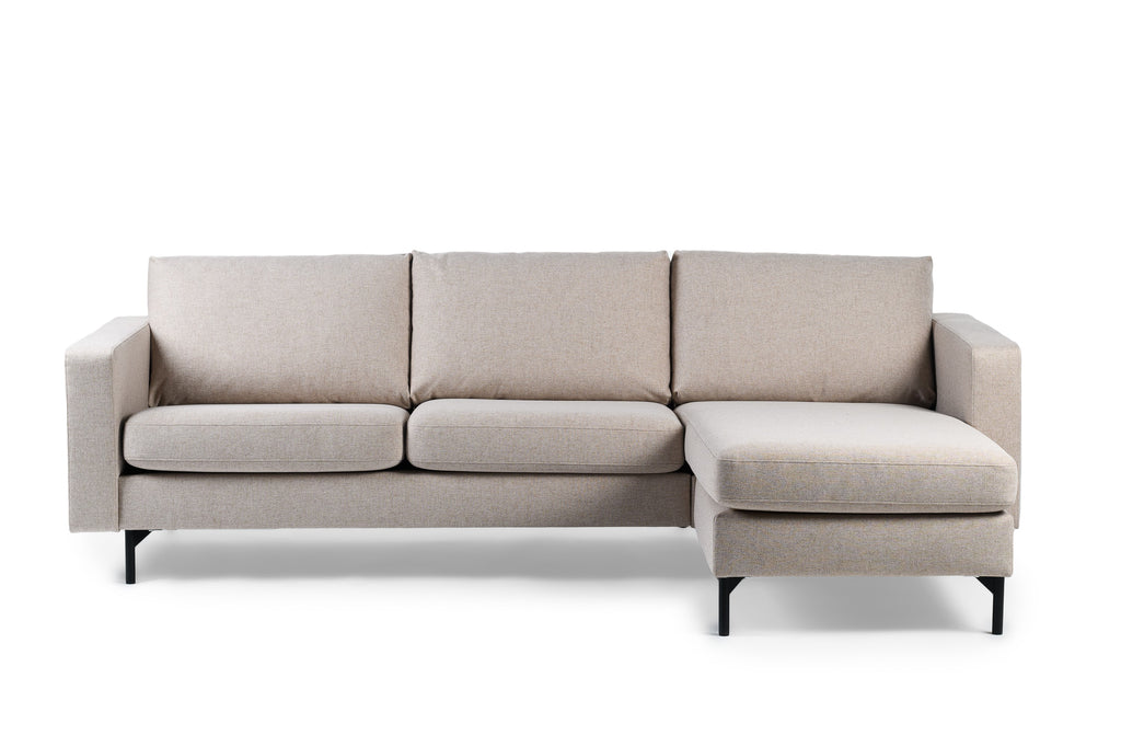 3-zits hoekbank - stof Chloe - C460 Beige - Hoek links/rechts