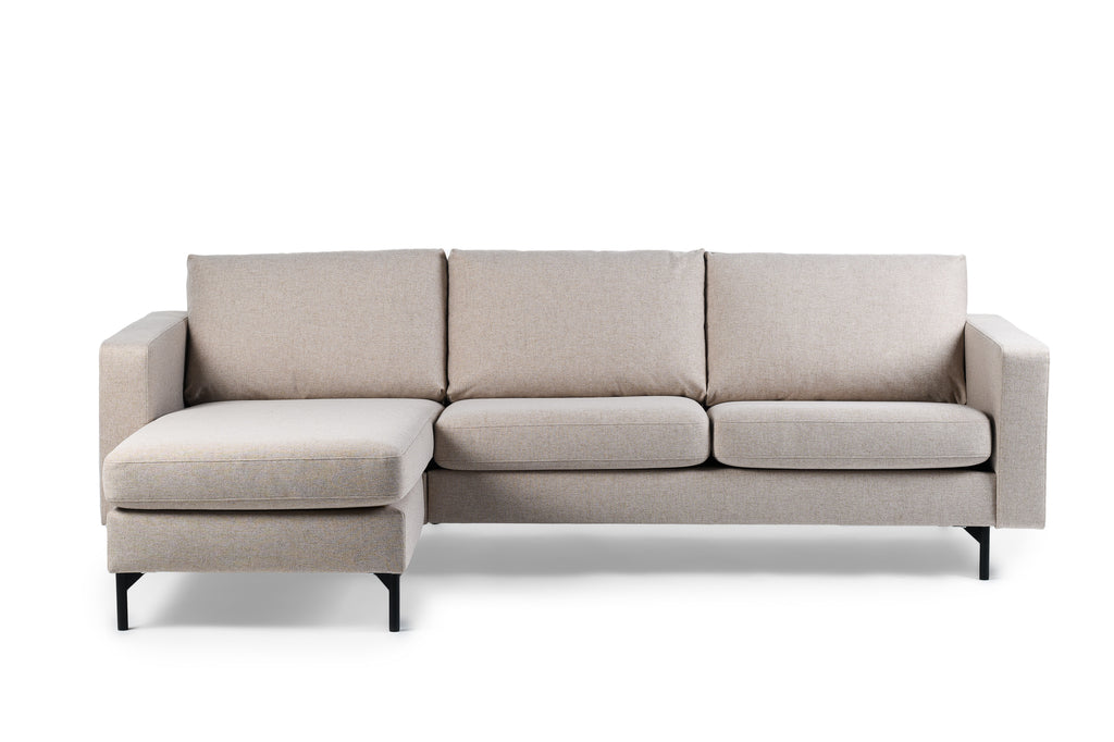 3-zits hoekbank - stof Chloe - C460 Beige - Hoek links/rechts