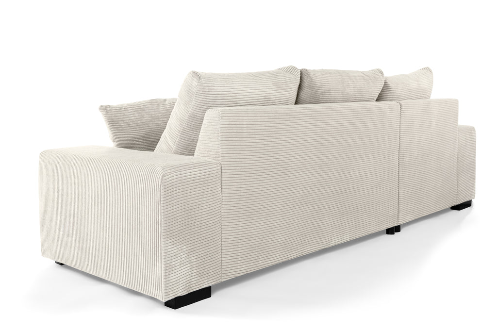 3 -zits hoekbank - stof RIB - RIB920 Naturel - Hoek links