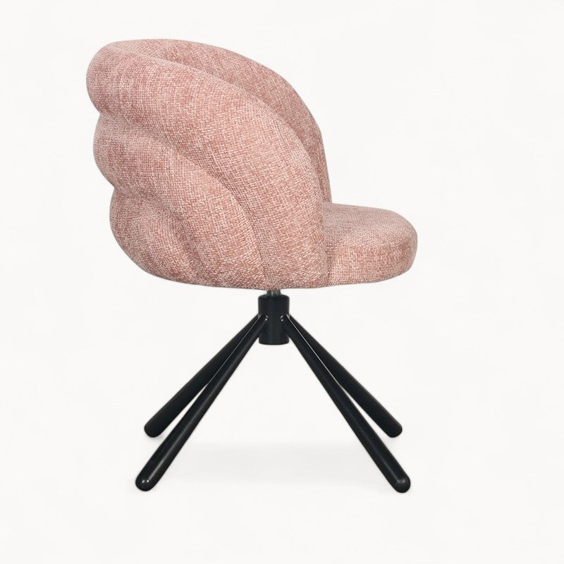 Draaifauteuil Pebble uit Bouclé
