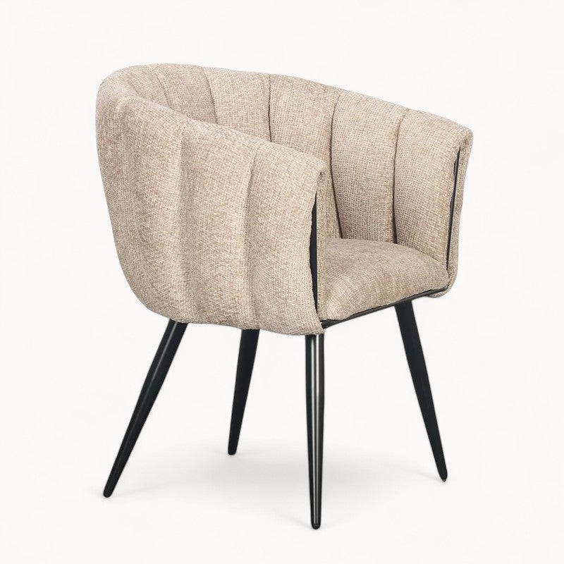Gestoffeerde stoelen Cairo, 2 stuks