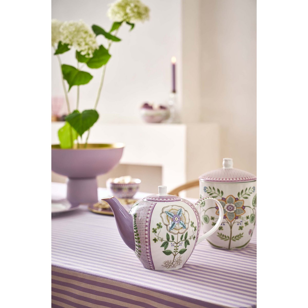 Theepot Lily & Lotus Tiles Lilac 1.6 L