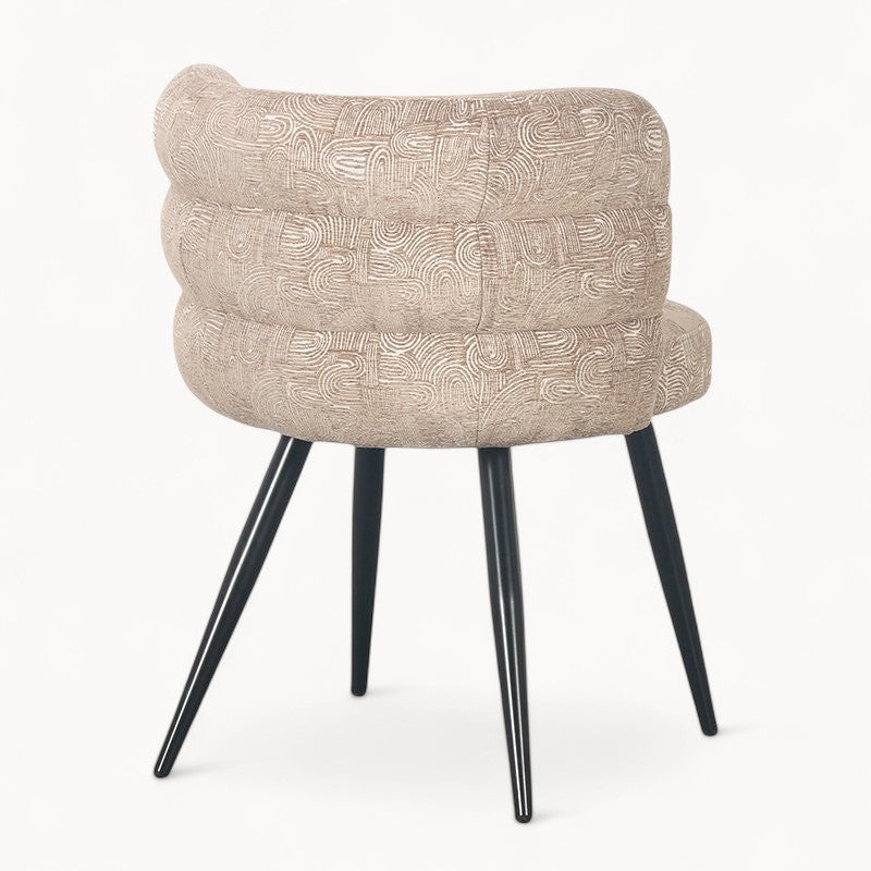 Gestoffeerde stoelen Fay, 2 stuks