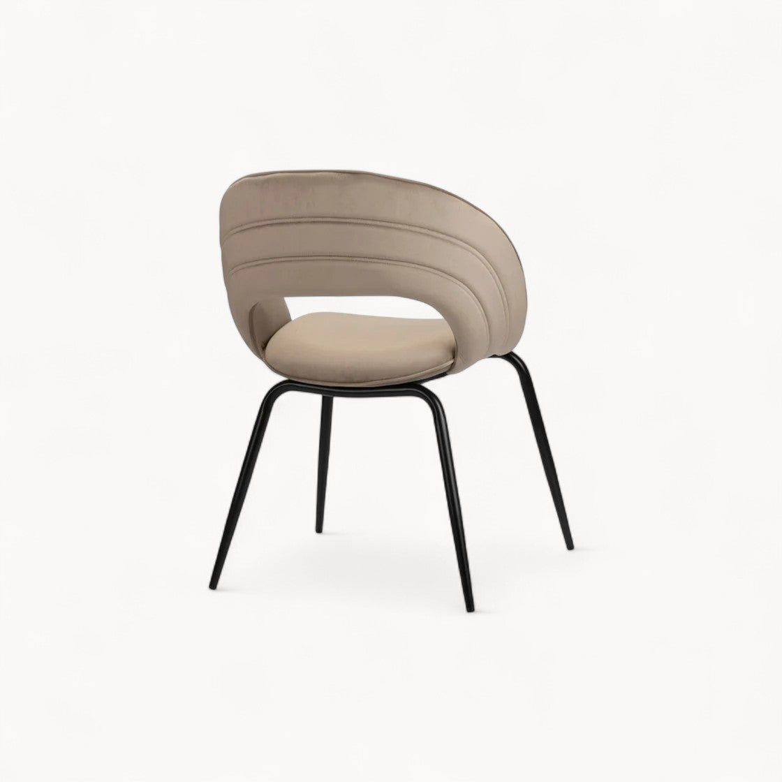Gestoffeerde stoelen Halo, 2 stuks