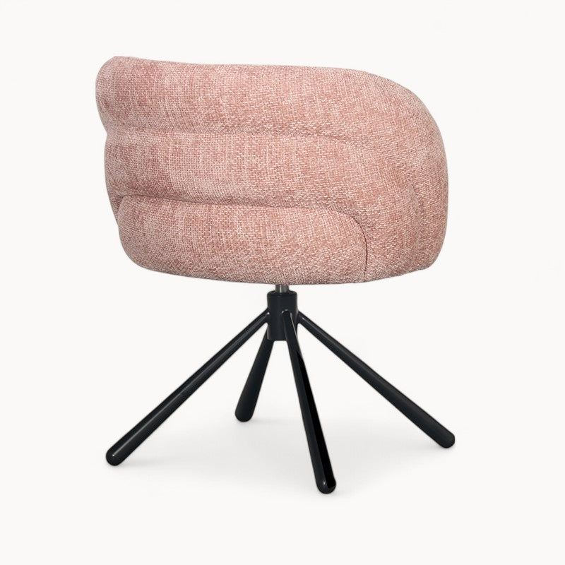 Draaifauteuil Pebble uit Bouclé