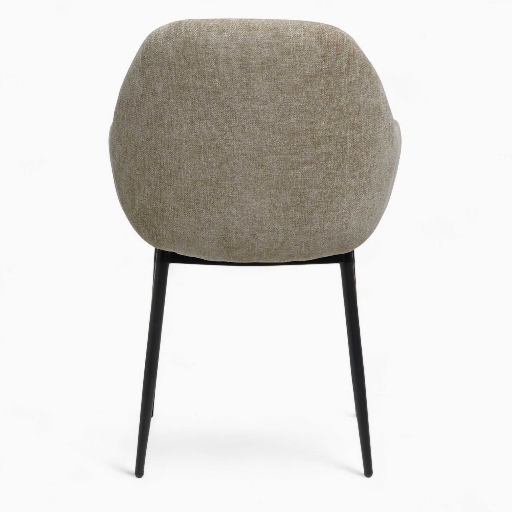 Eetkamerstoel Zara van stof, 2 stuks