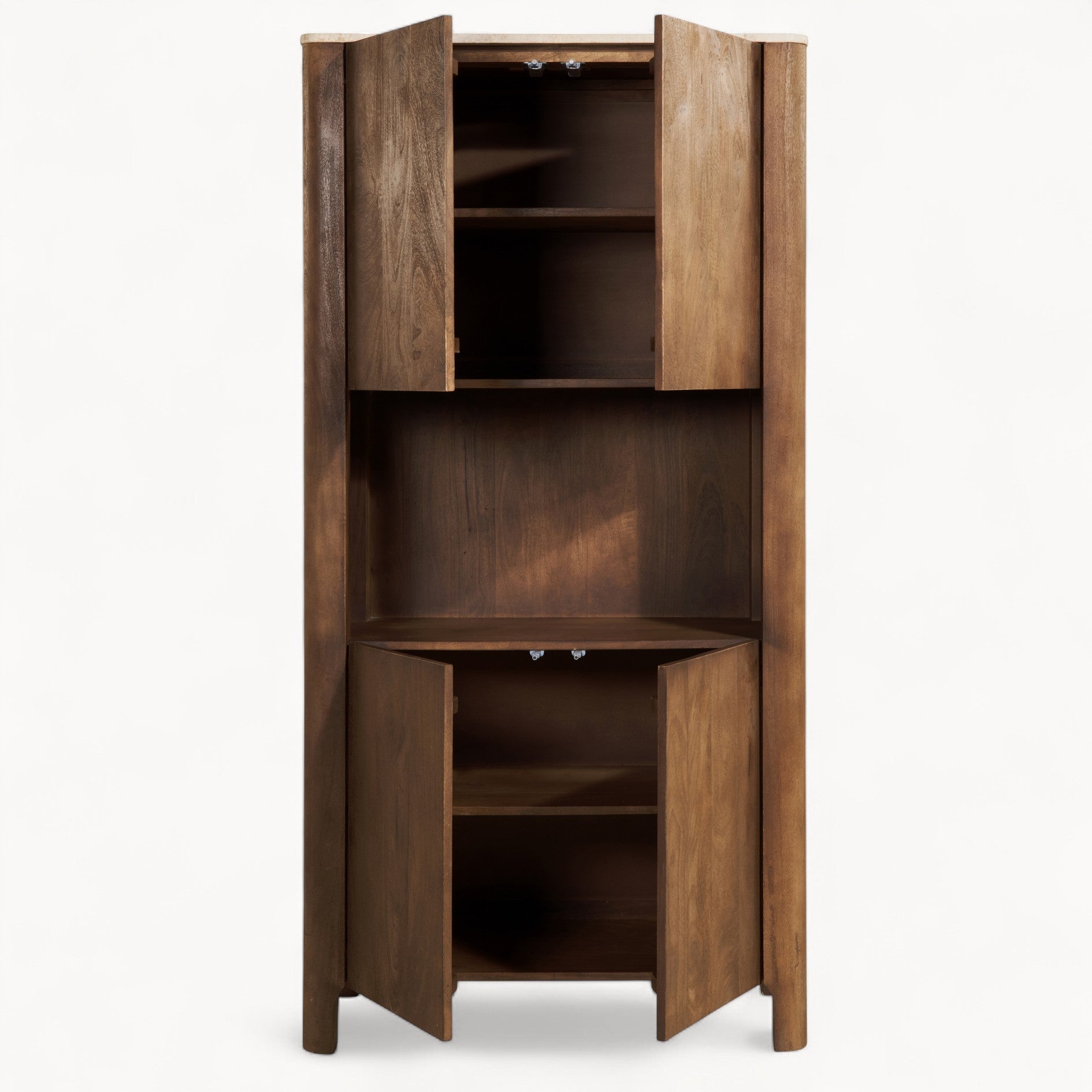 Nova Wandkast - Bruin marmer 180cm