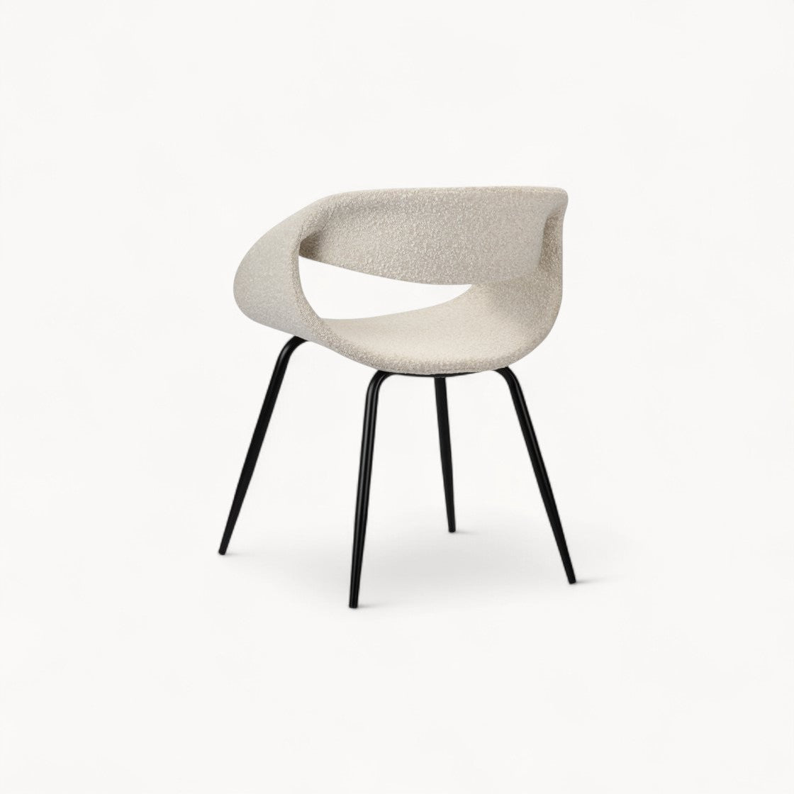Gestoffeerde stoelen Whale, 2 stuks