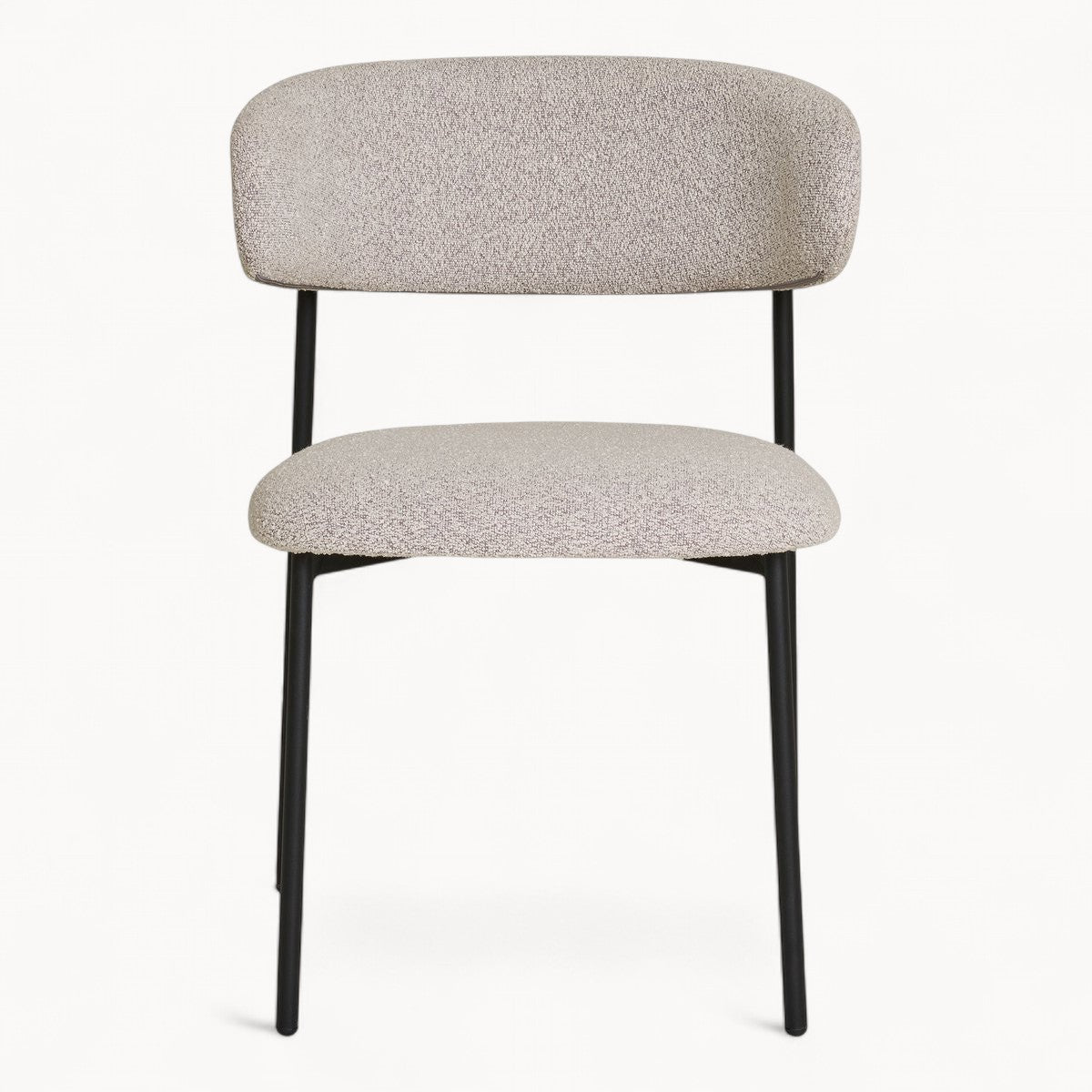 Bouclé stoelen Nord, 2 stuks