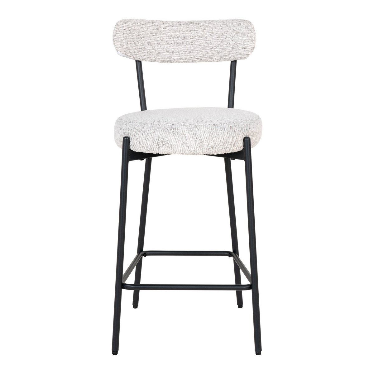 Badalona Counter Chair - Wit / Bouclé