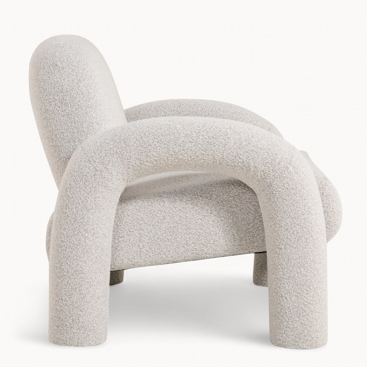 Loungefauteuil Cloudline uit Bouclé