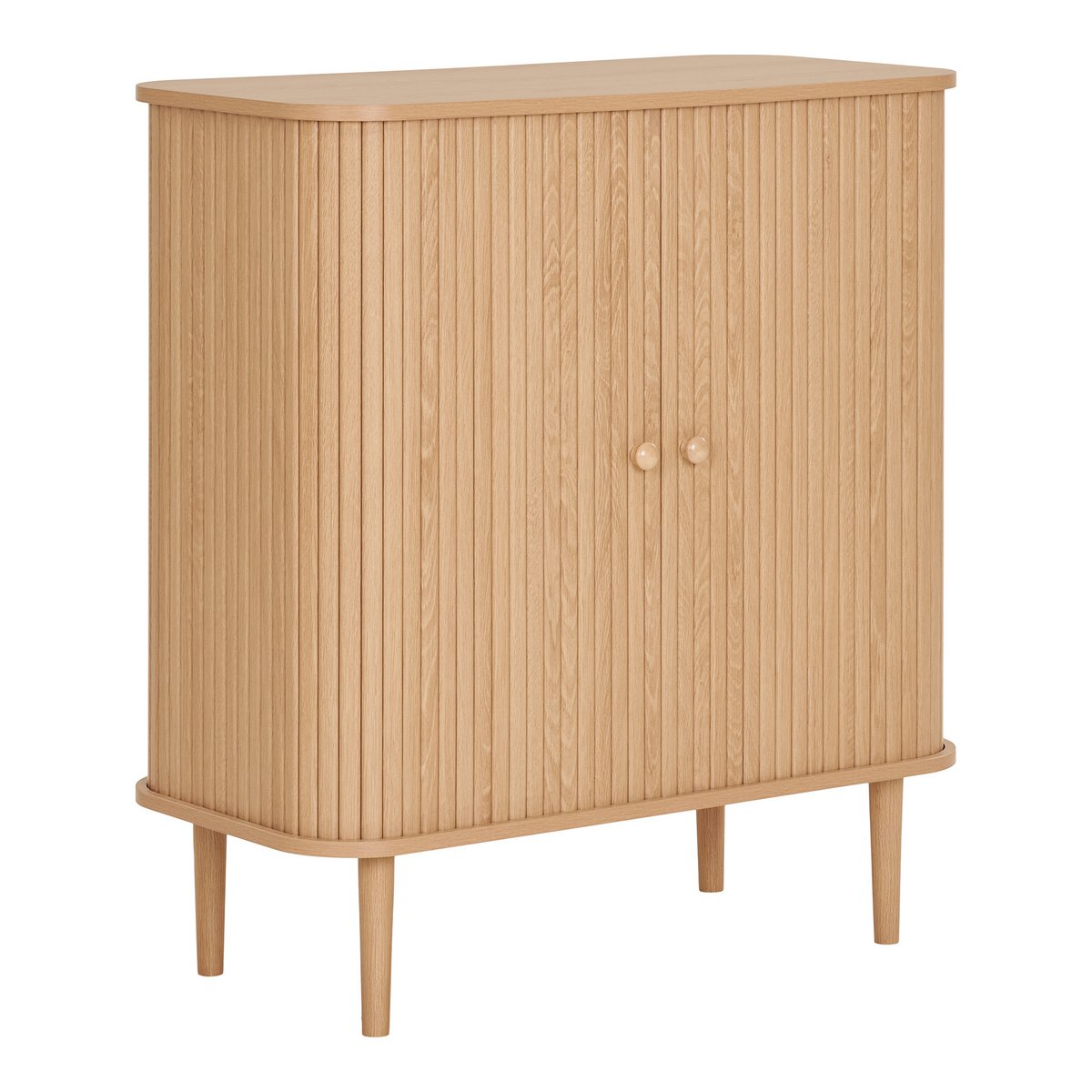 Nikko Side Board - Natural, MDF/Pine, 80x40x87 cm