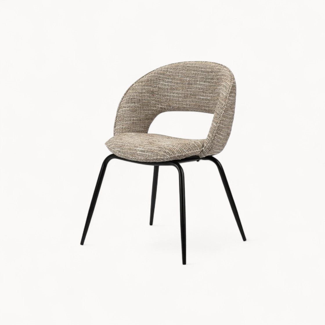 Gestoffeerde stoelen Halo, 2 stuks