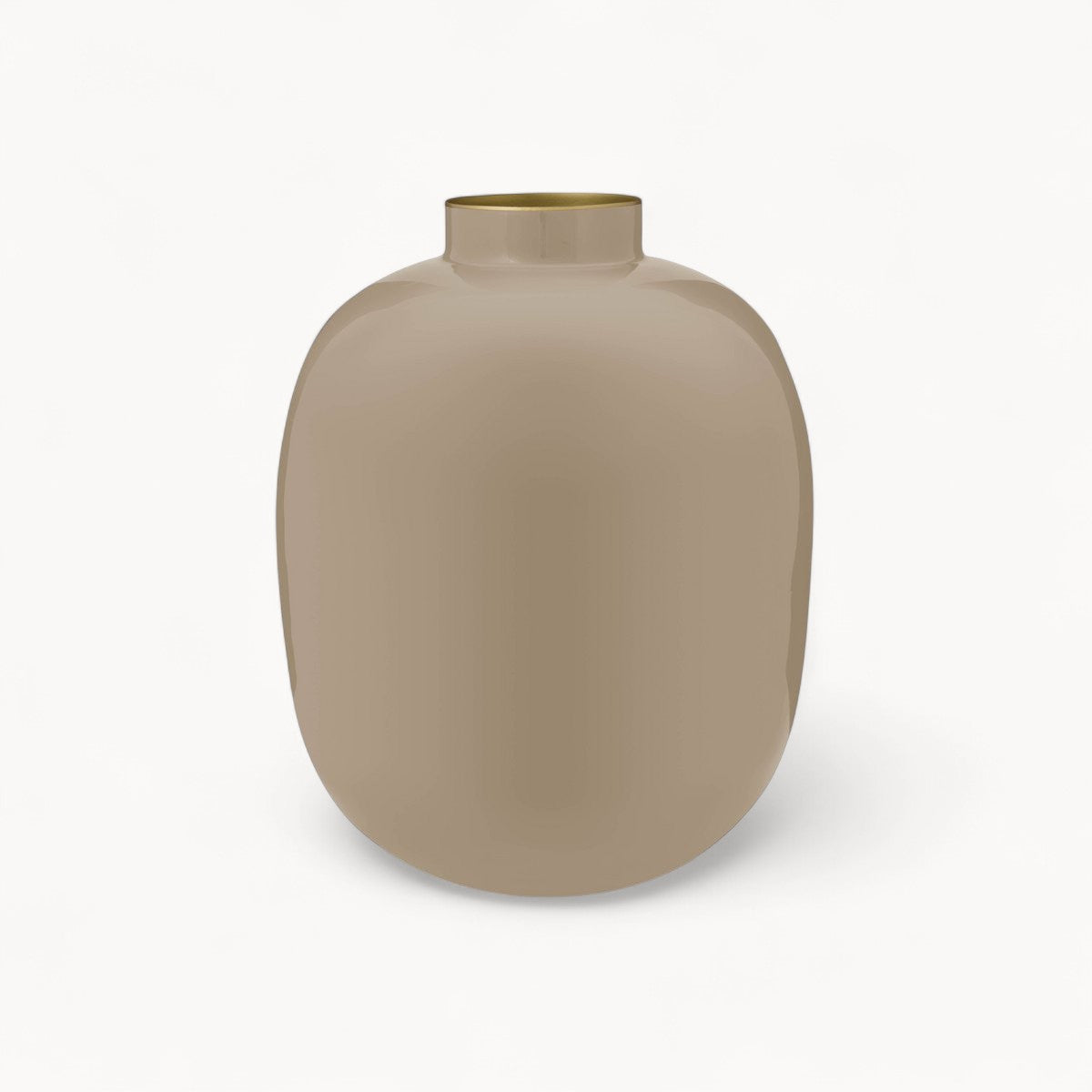 Vase Metal Khaki 32cm