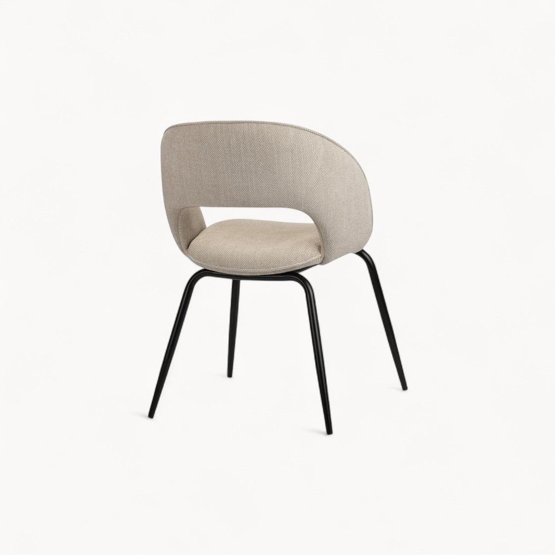 Gestoffeerde stoelen Halo, 2 stuks
