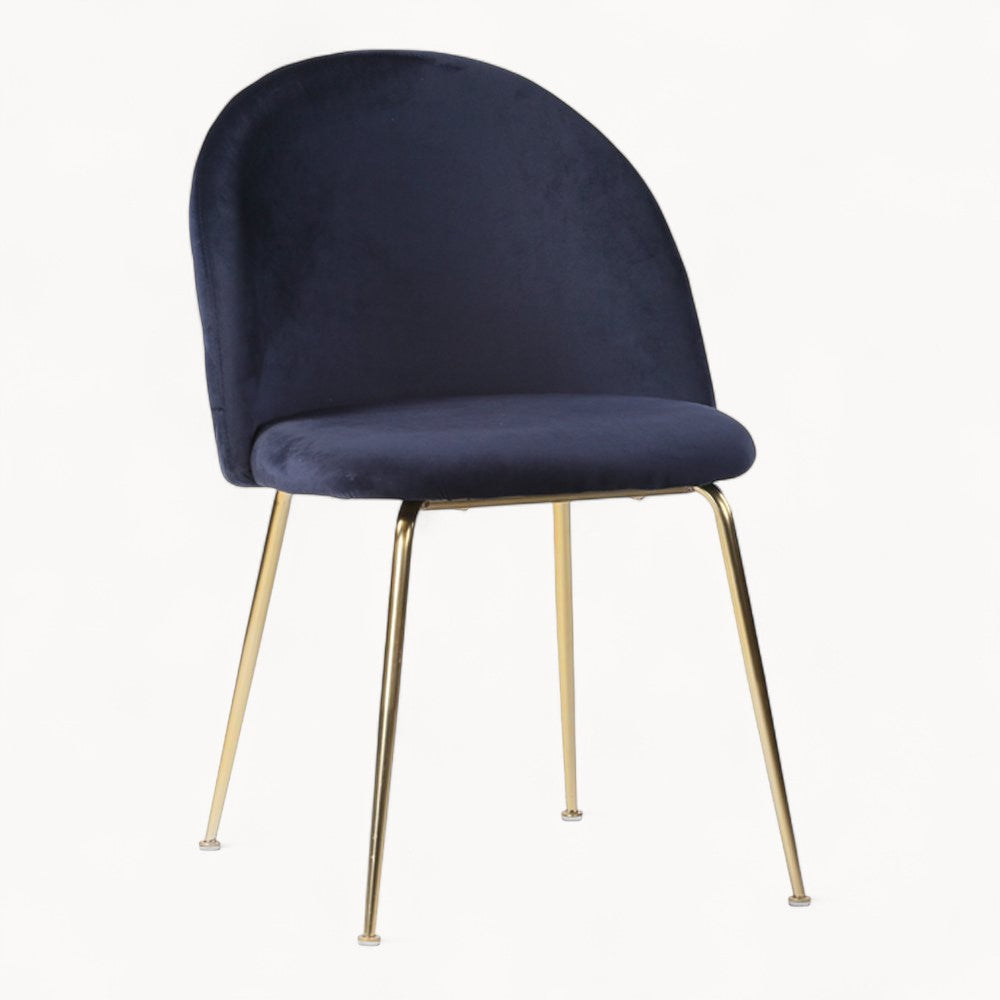 Fluwelen stoelen Velora, 2 stuks