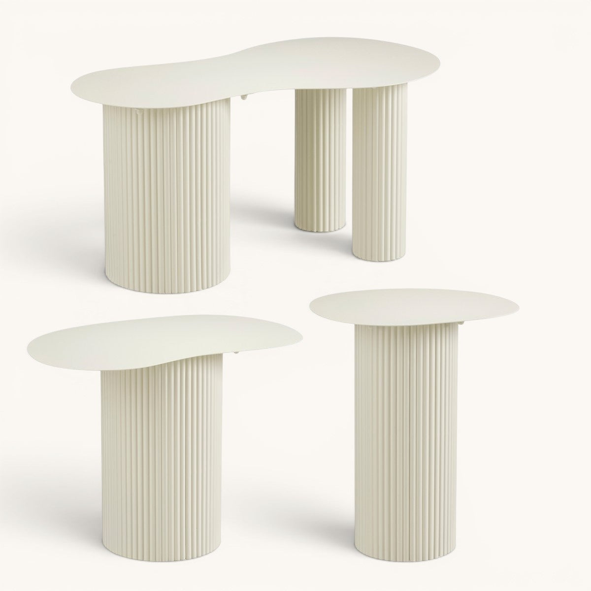 Bijzettafel Nord (set van 3)-5