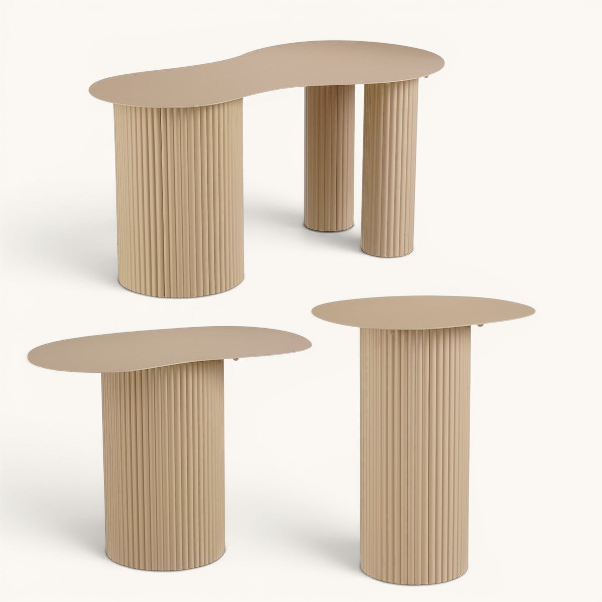Bijzettafel Nord (set van 3)-6