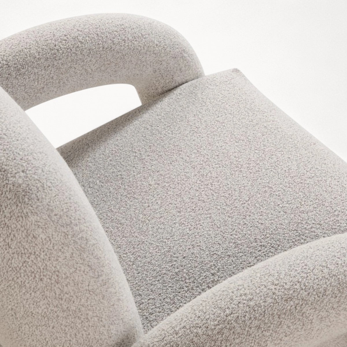 Loungefauteuil Cloudline uit Bouclé