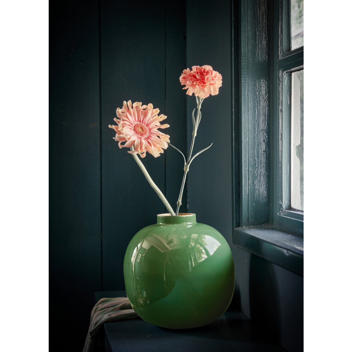 Vaas Metaal Groen 23cm