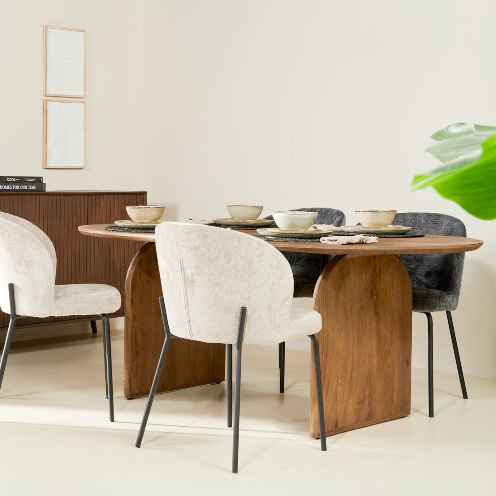 Eettafel Serrano van mangohout - 180cm