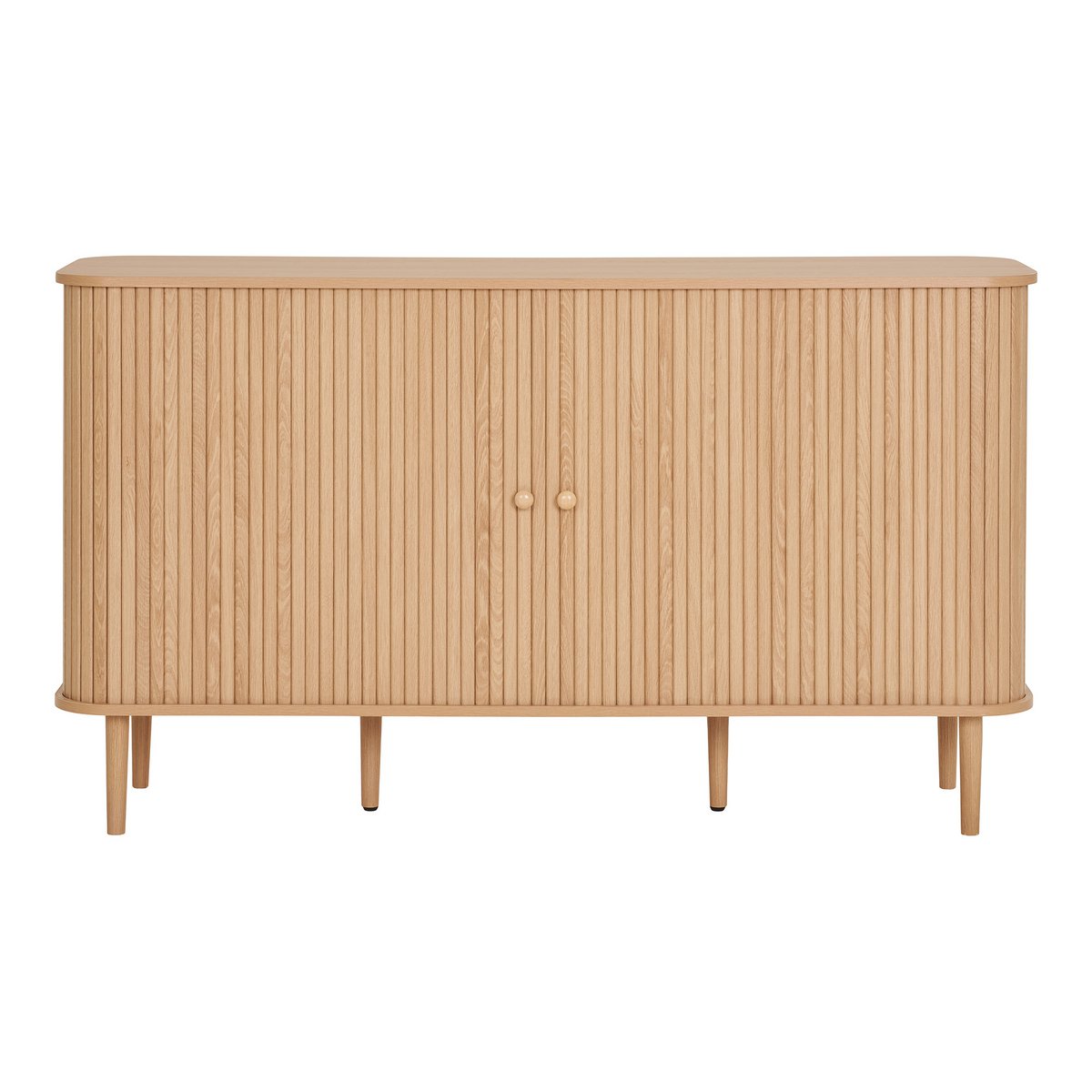 Nikko Side Board - Natural, MDF/Pine, 140x40x79 cm